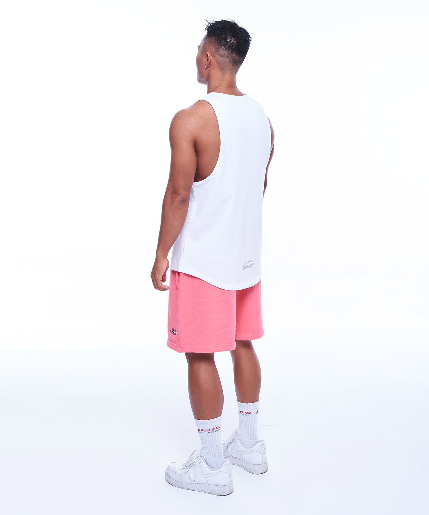 SILVER B LOGO NEW FIT SLEEVELESS [WHITE]