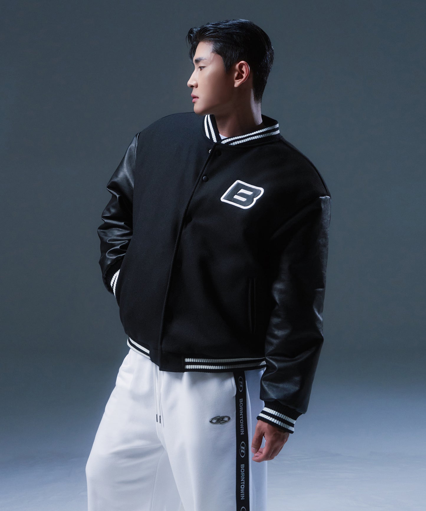 VARSITY QUILTING JACKET [BLACK]