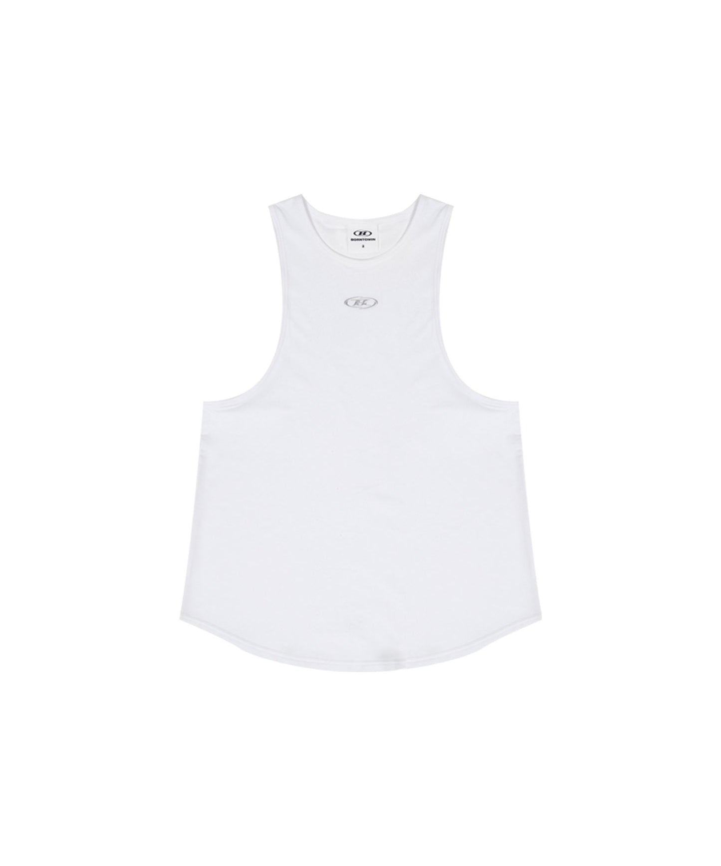 SILVER B LOGO NEW FIT SLEEVELESS [WHITE]