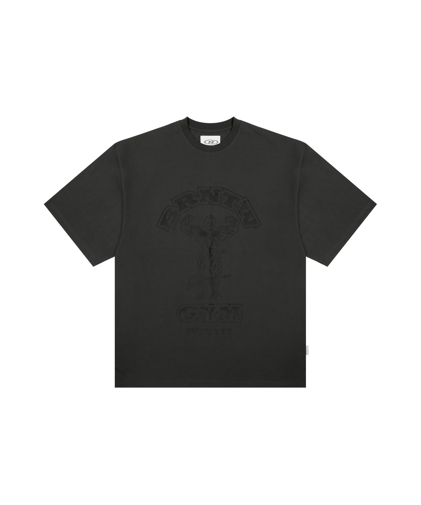 RAISEBORN OVER FIT T-SHIRTS [CHARCOAL]