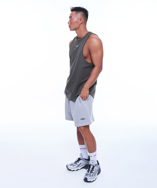 SILVER B LOGO NEW FIT SLEEVELESS [KHAKI]