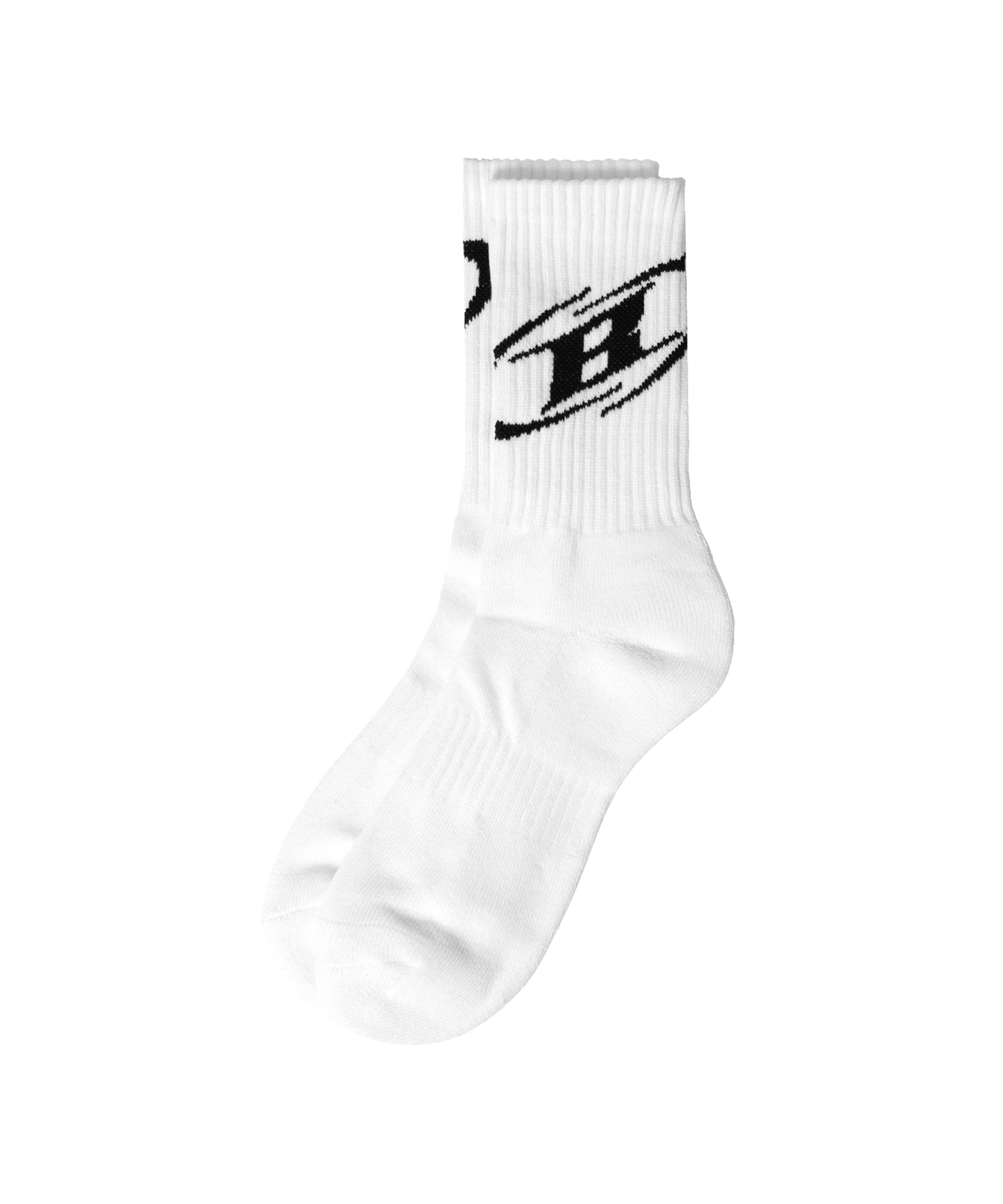 BIG B LOGO SOCKS [WHITE]