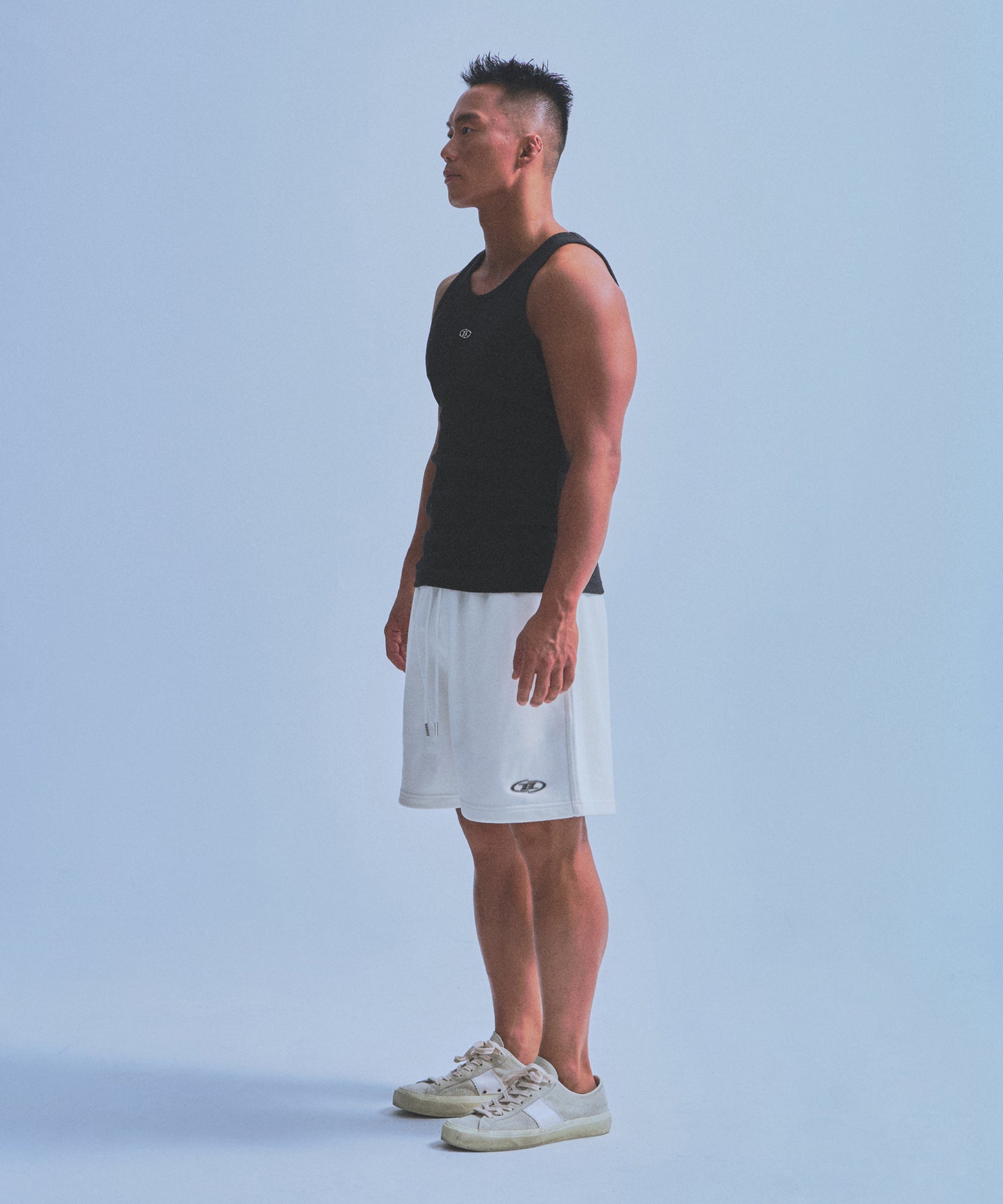 B PENDANT SLICE SLEEVELESS [BLACK]