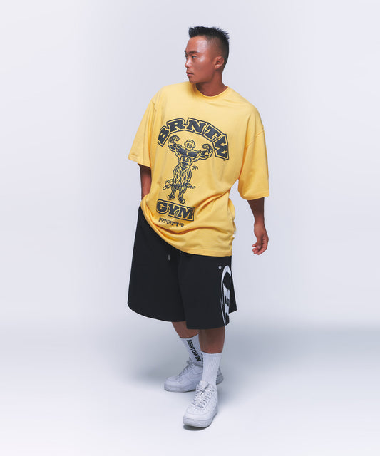 RAISEBORN OVER FIT T-SHIRTS [YELLOW]