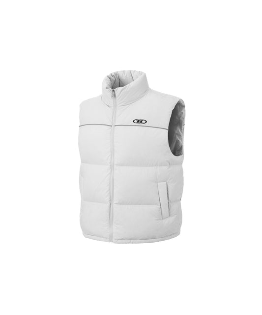 SYMBOL B PUFFER DOWN VEST [GREY]