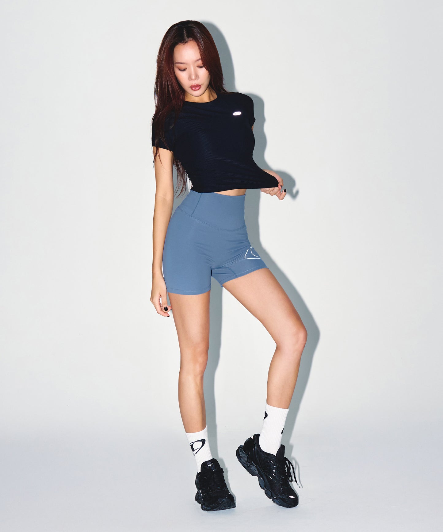 W STROKE B 3.5 BIKER SHORTS [BLUE]