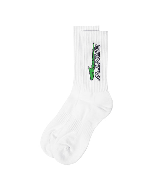 RACING LOGO SOCKS [WHITE]