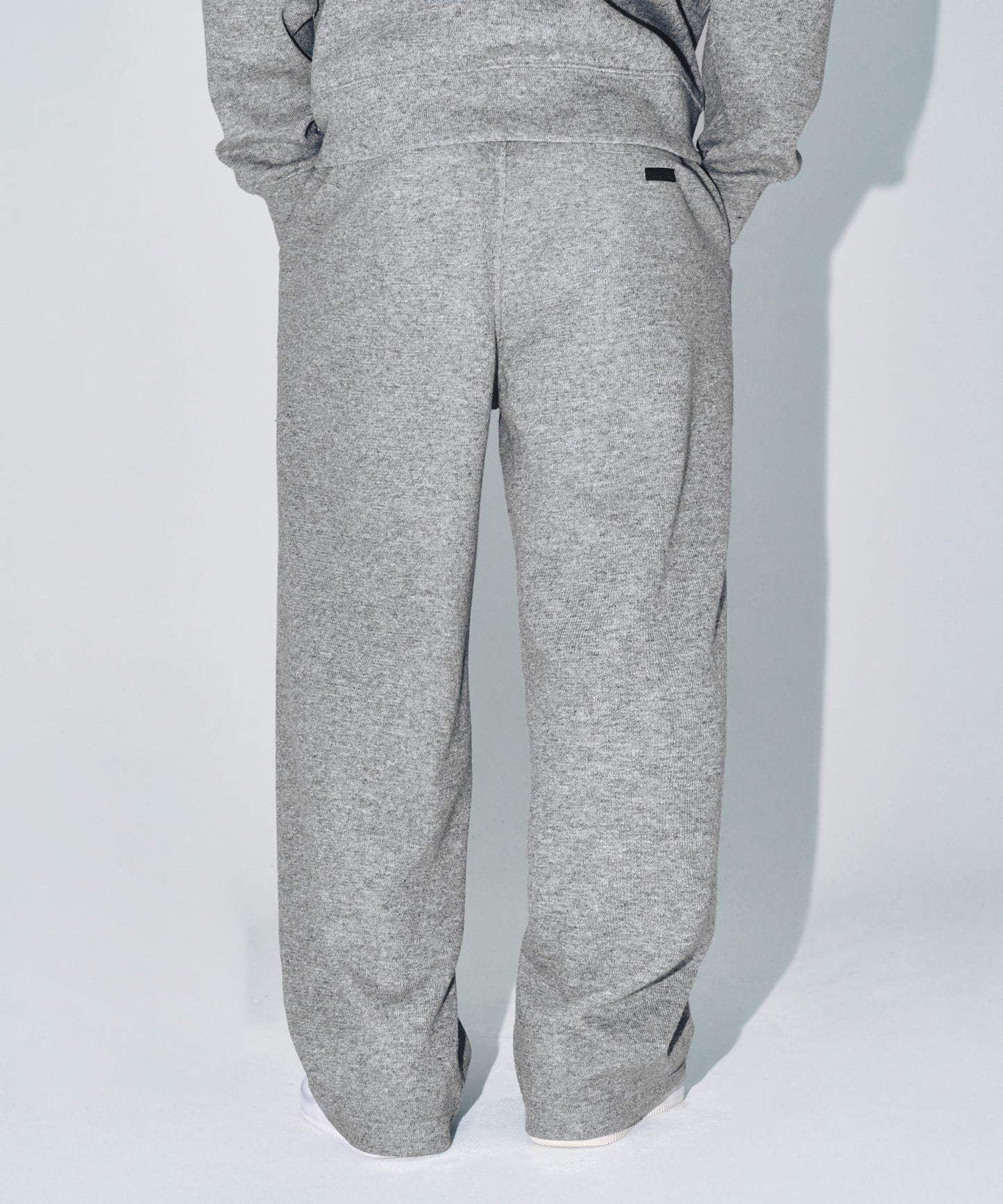 KNIT LIKE WIDE PANTS [MELANGE GREY]