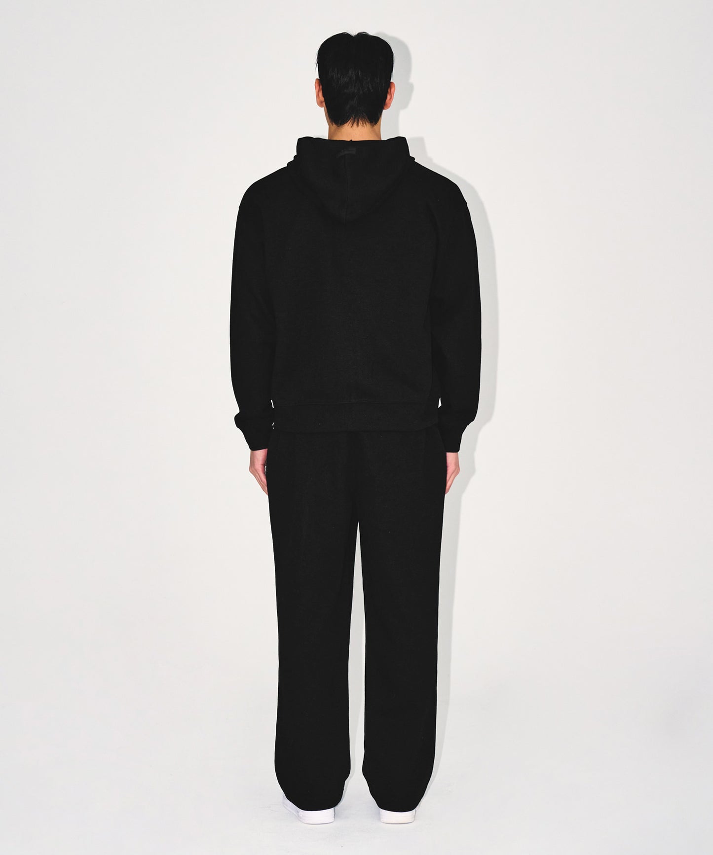 KNIT LIKE WIDE PANTS [BLACK]