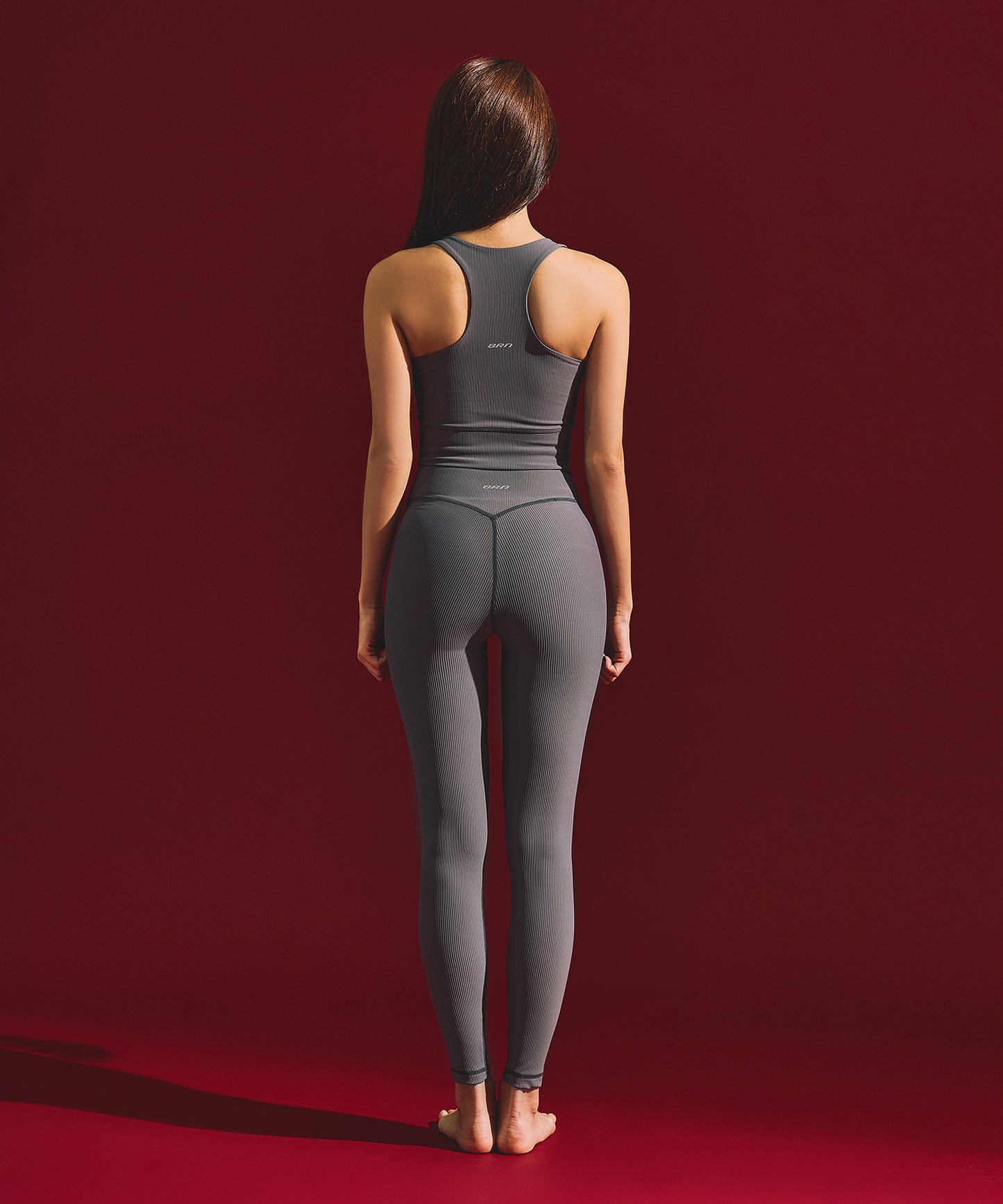 W B-FLEX LONG LEGGINGS [CHARCOAL]