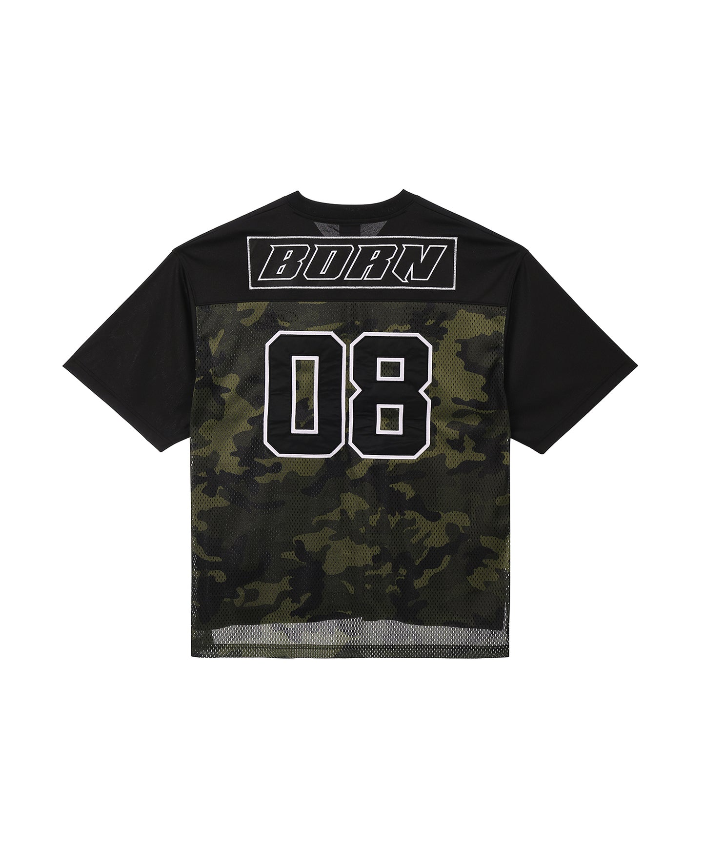 IN STOCK* 08 RUGBY JERSEY T-SHIRTS [BLACK CAMO]