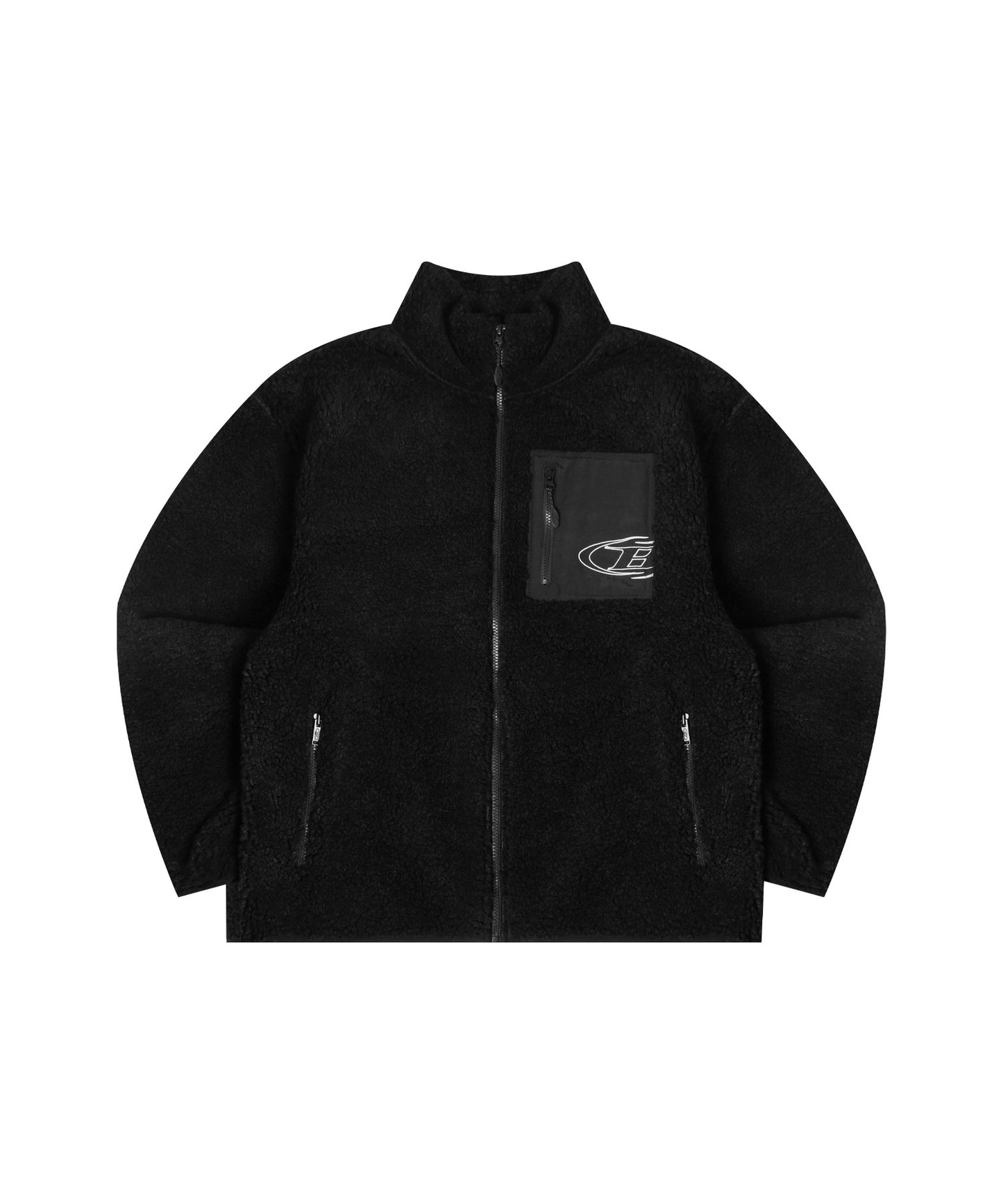 STROKE B SHERPA JACKET [BLACK]