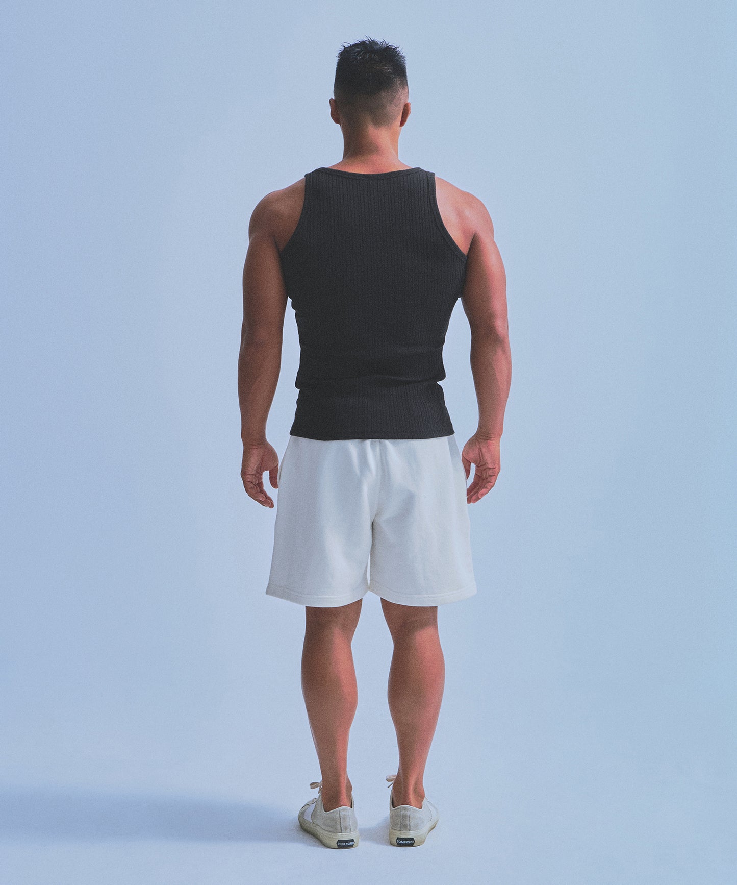 B PENDANT SLICE SLEEVELESS [BLACK]