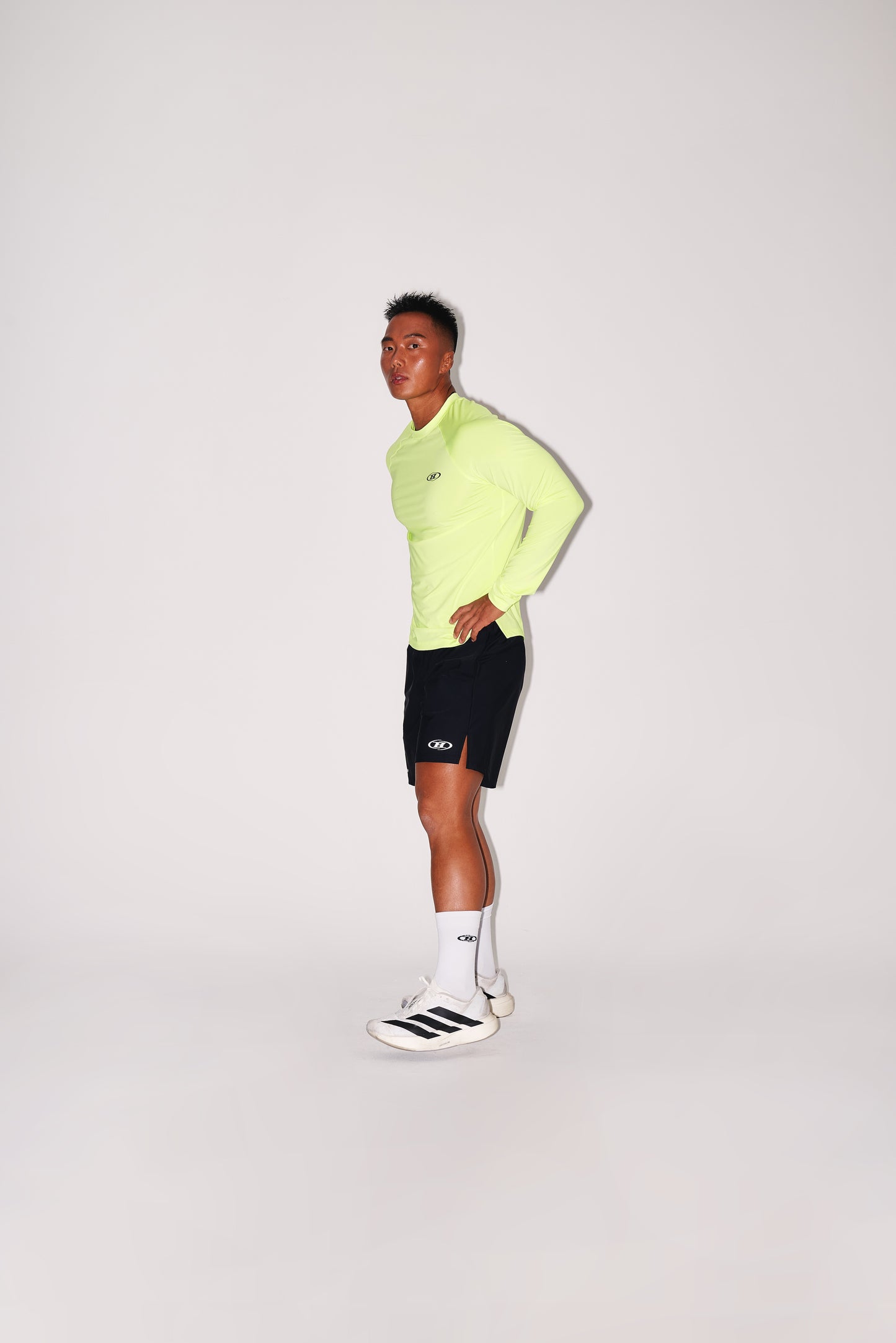 BRN SQUARE QUICK DRY LONG SLEEVE [NEON]