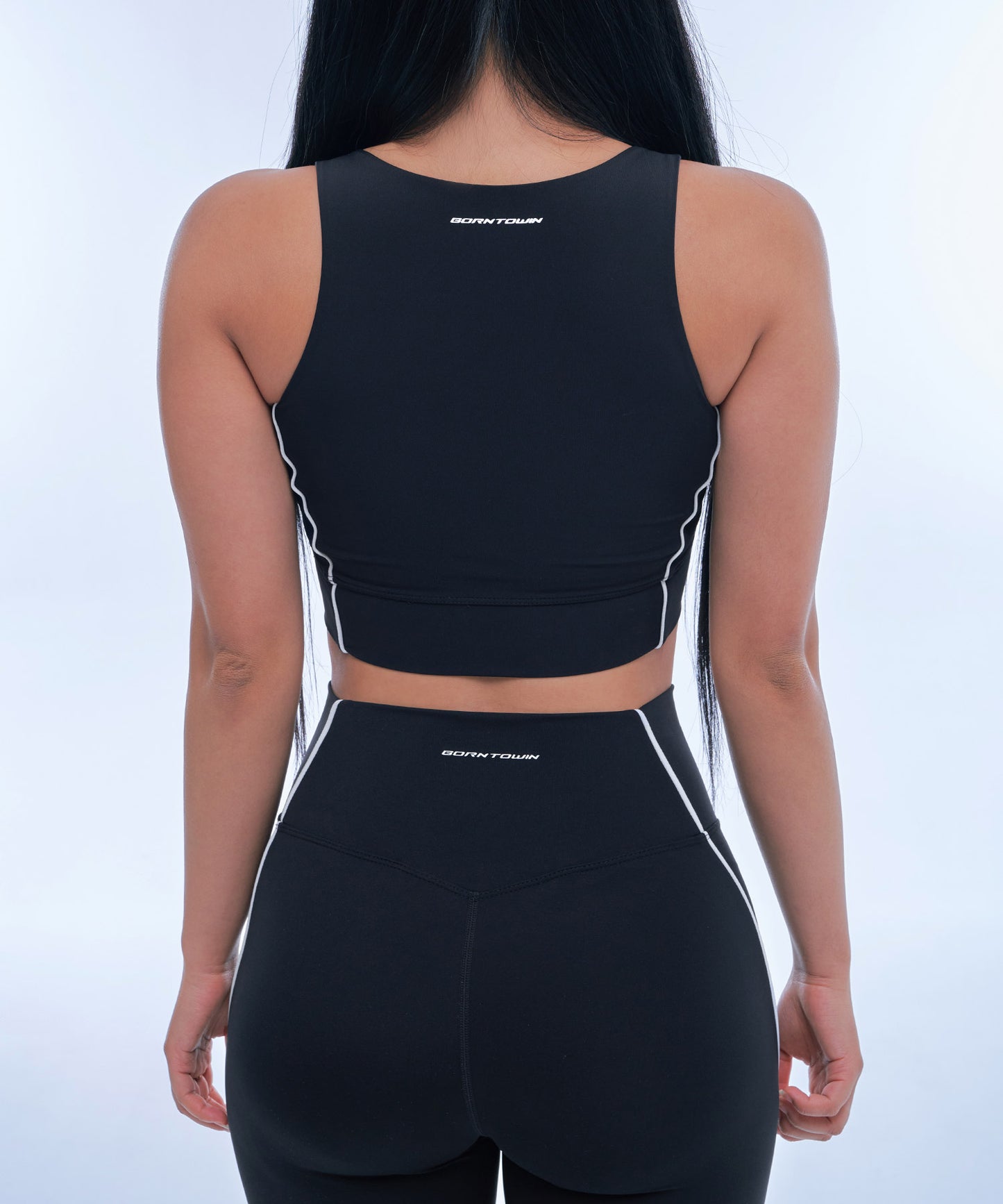 SYMBOL B PIPING TANK TOP [BLACK]