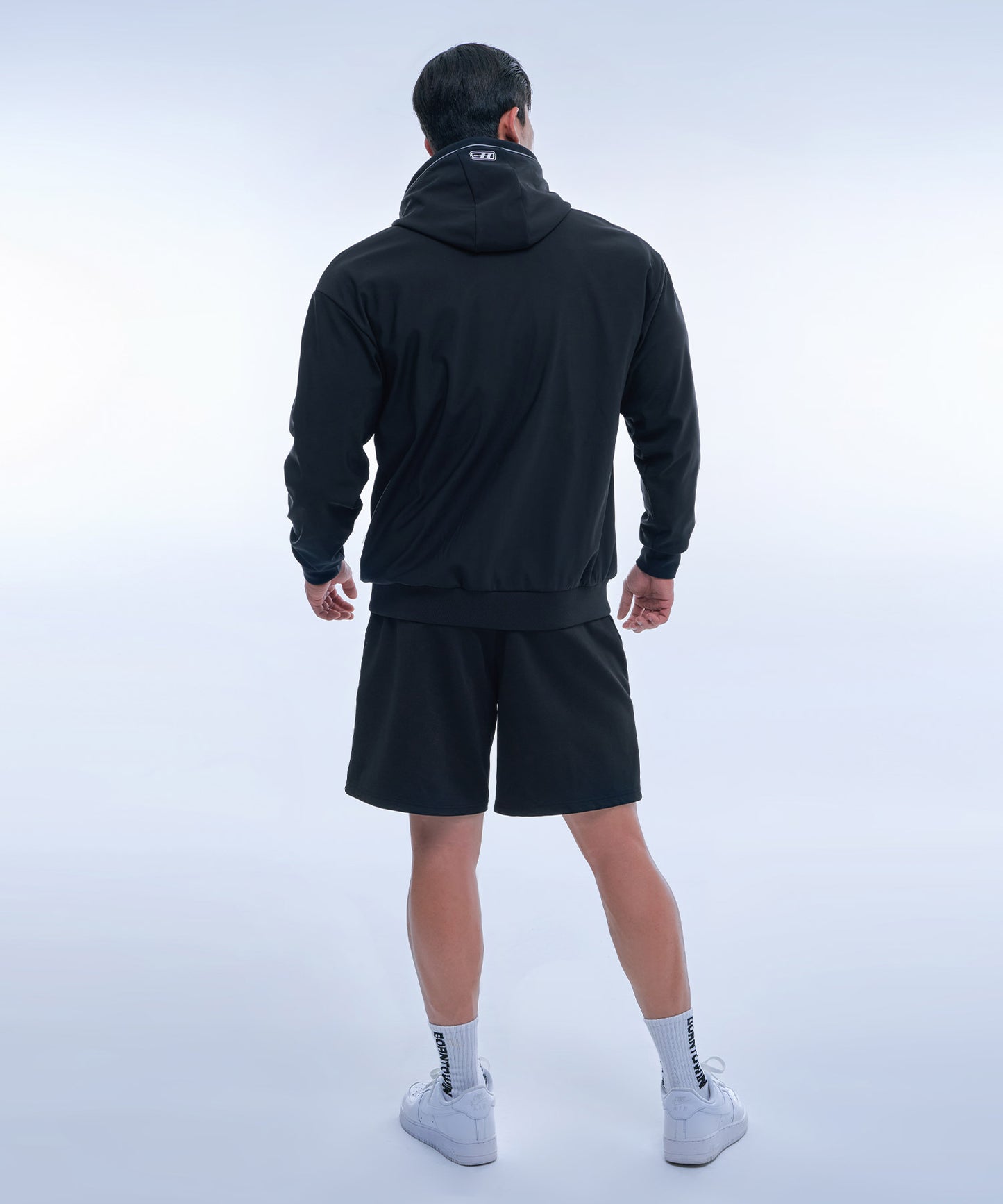 SILVER LINE JERSEY HALF PANTS SHORT VER [BLACK]