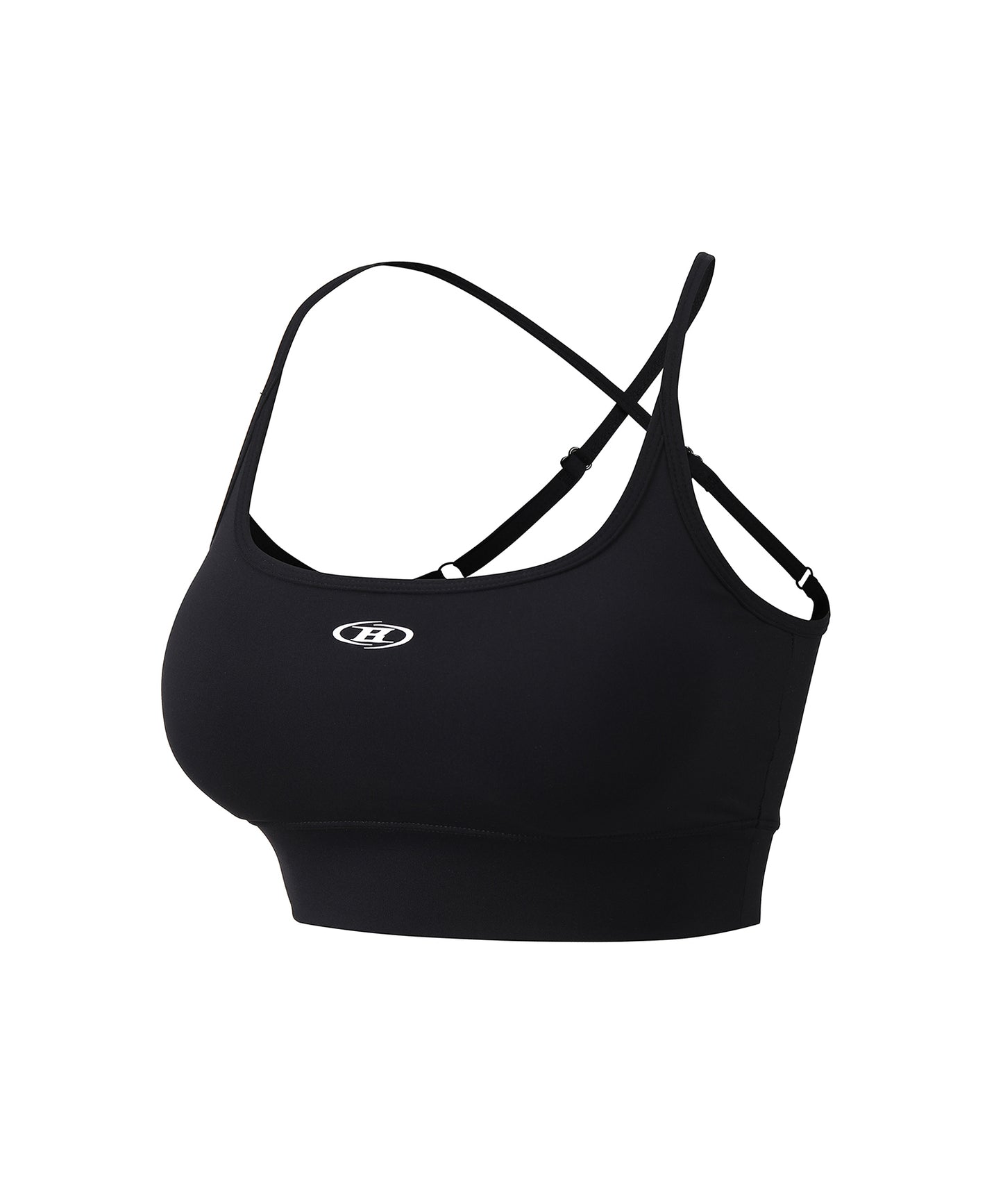 IN STOCK* W CROSS BACK BRA TOP [BLACK]