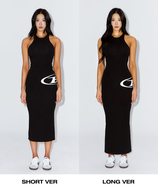 *restock in July *WINNER SLEEVELESS LONG DRESS [BLACK]