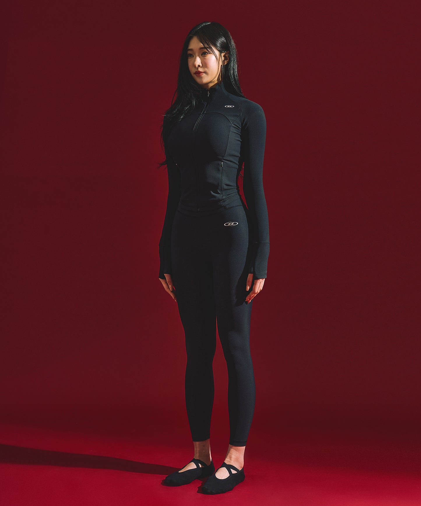 W B-FLEX LONG LEGGINGS [BLACK]