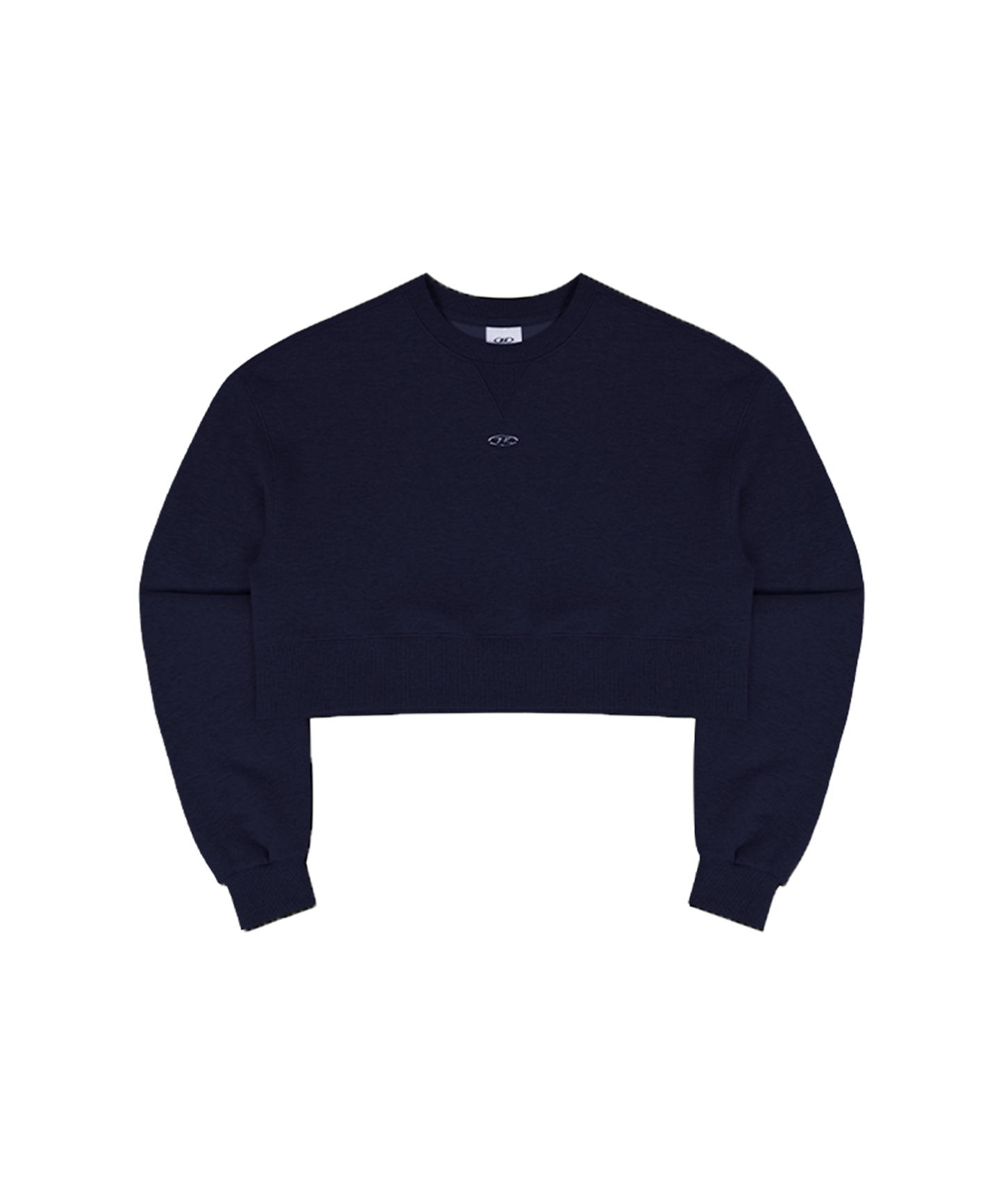 B PENDANT CROP SWEATSHIRTS [NAVY]