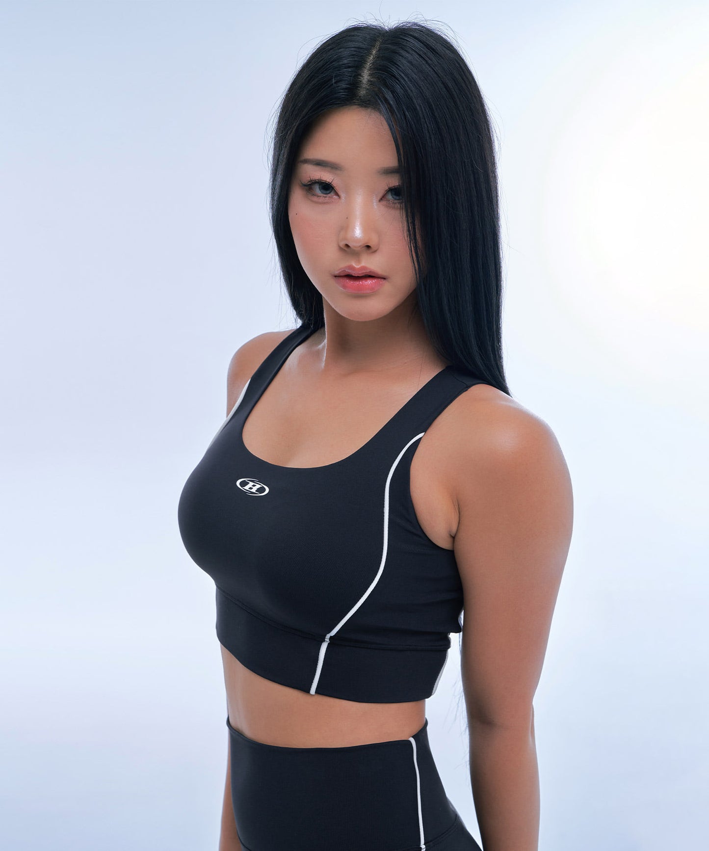 SYMBOL B PIPING TANK TOP [BLACK]