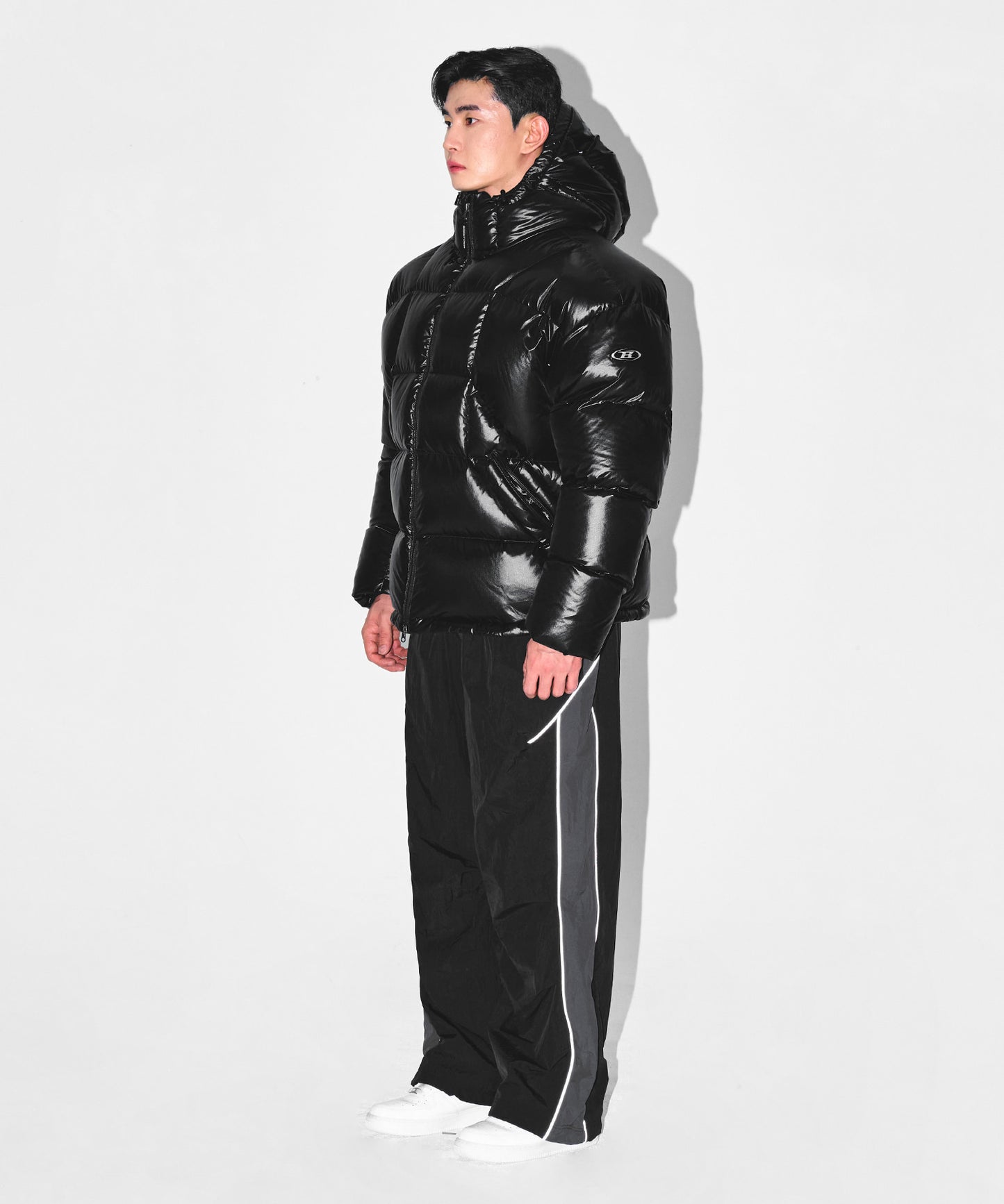 SILVER B RIPSTOP PUFFER DOWN [BLACK]