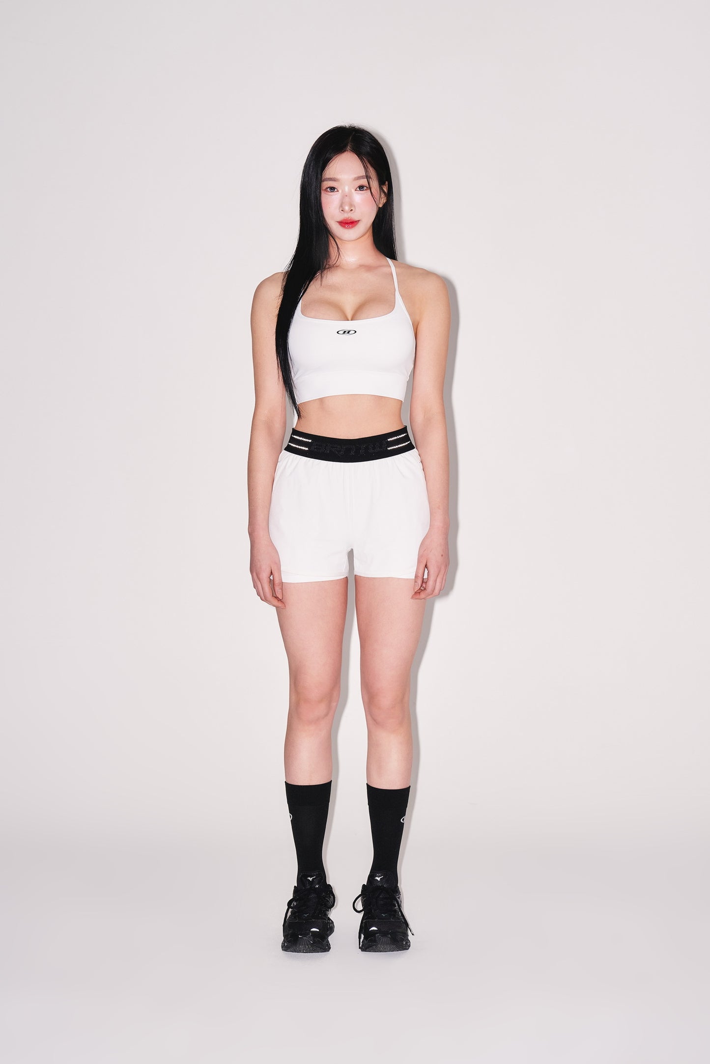 IN STOCK* W CROSS BACK BRA TOP [WHITE]