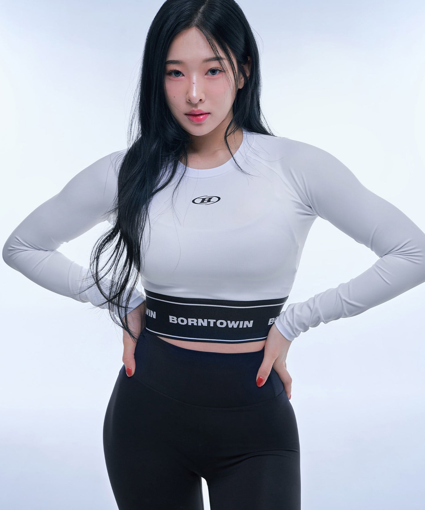 WIDE BAND CROP LONGSLEEVE [WHITE]