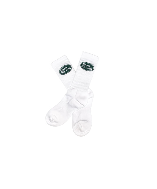 TRACK LOGO SOCKS [WHITE]