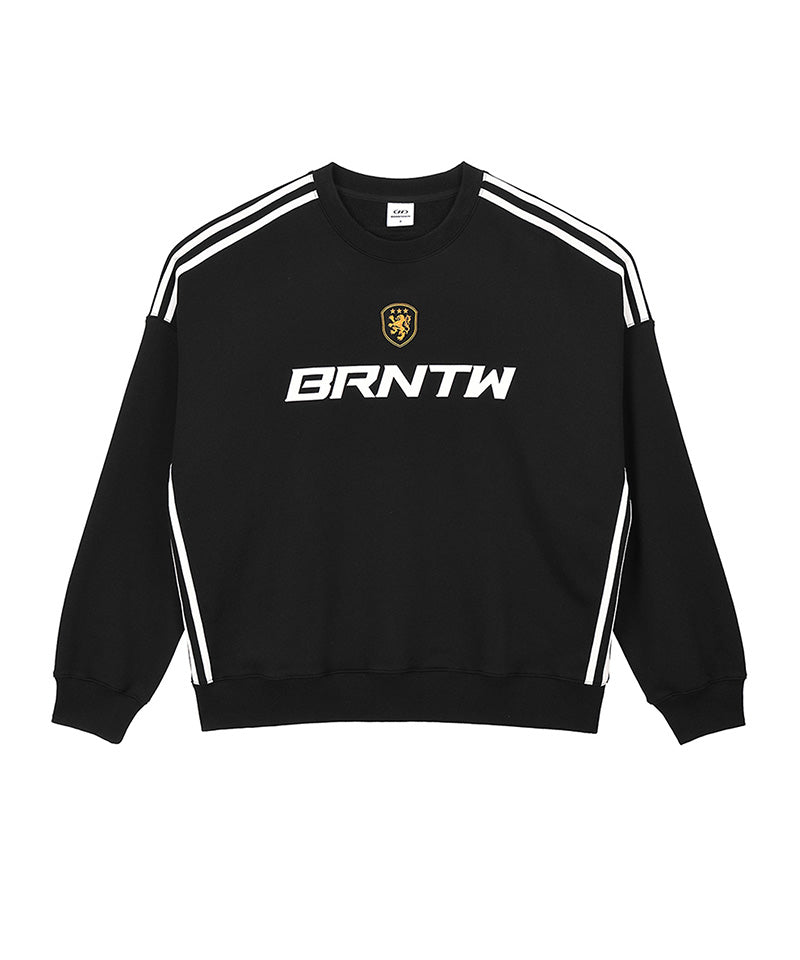 TRACK LINE EMBLEM SWEATSHIRTS [BLACK]