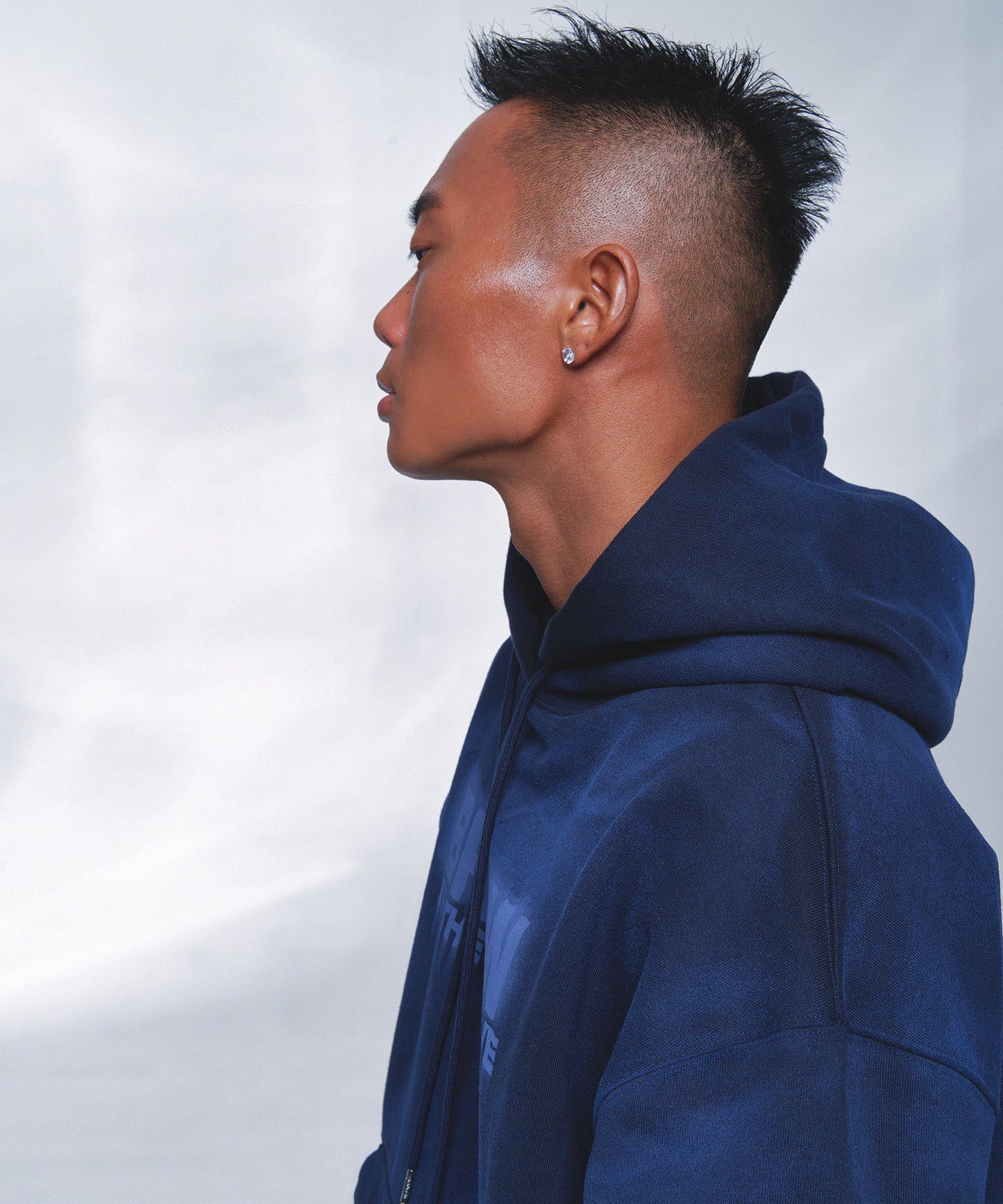 BRNTW SPRAY HOODIE [NAVY]