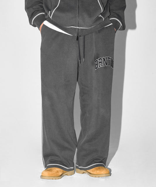 PIGMENT DYEING WIDE PANTS [CHARCOAL]