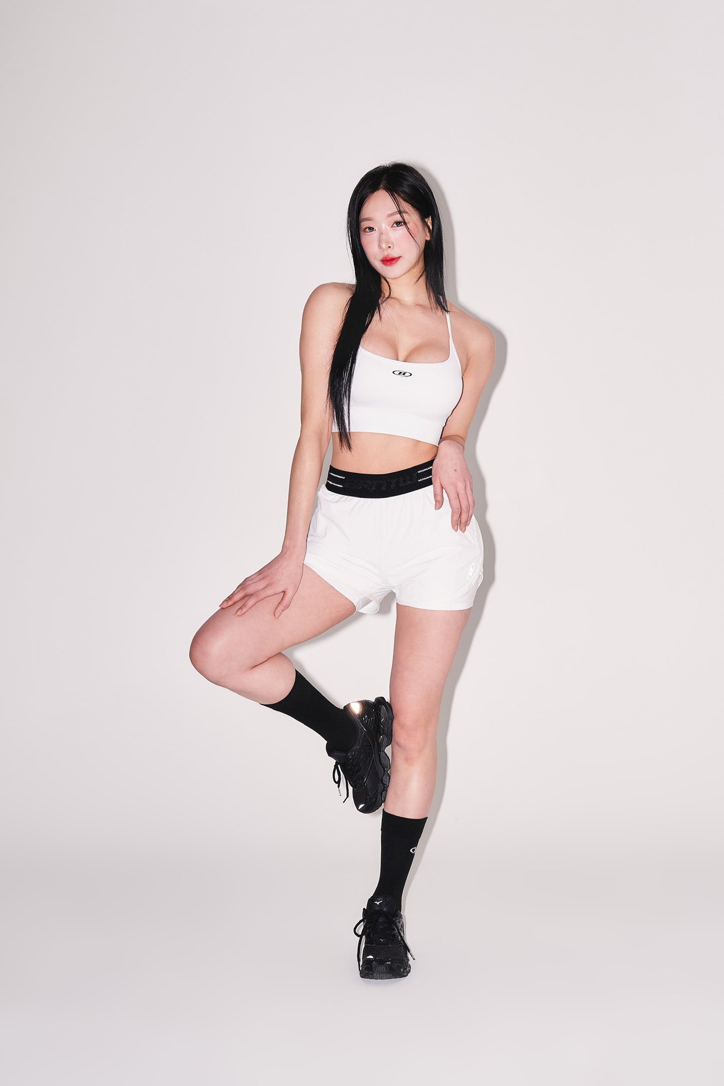 IN STOCK* W CROSS BACK BRA TOP [WHITE]
