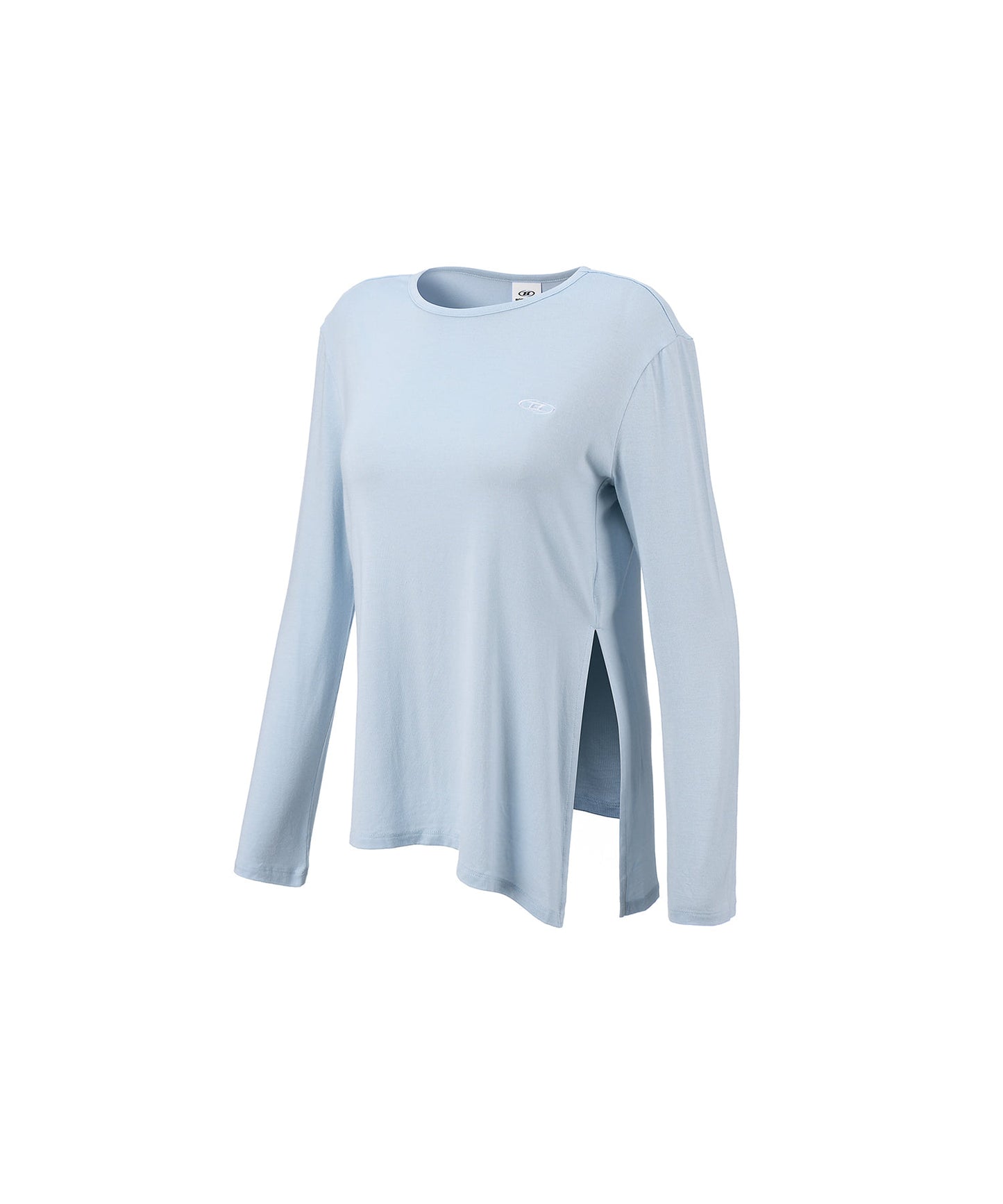 W MODAL TIE LONG SLEEVE [SKY BLUE]