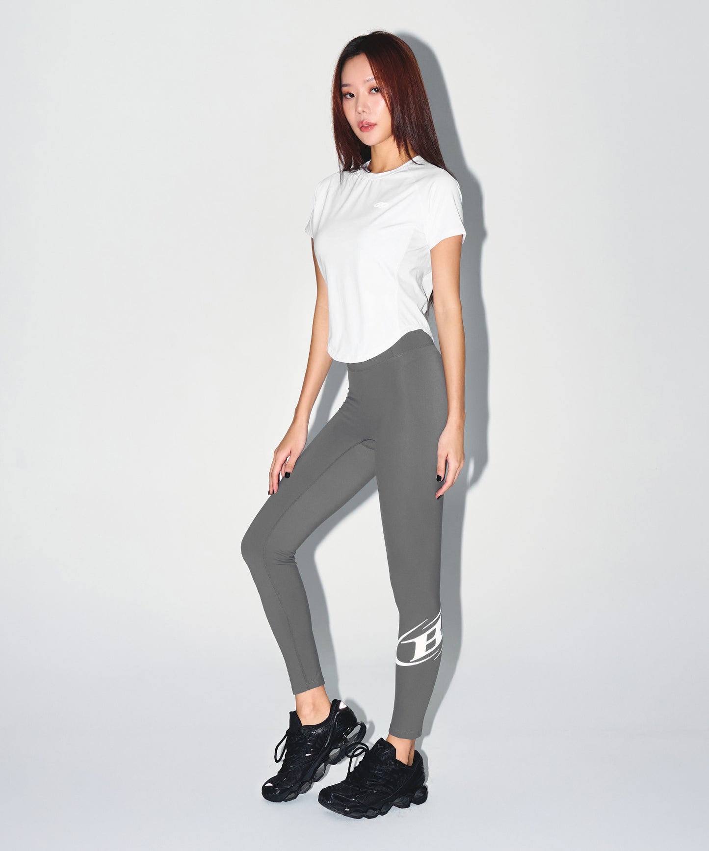 W SYMBOL B VENTILATION T-SHIRTS [WHITE]