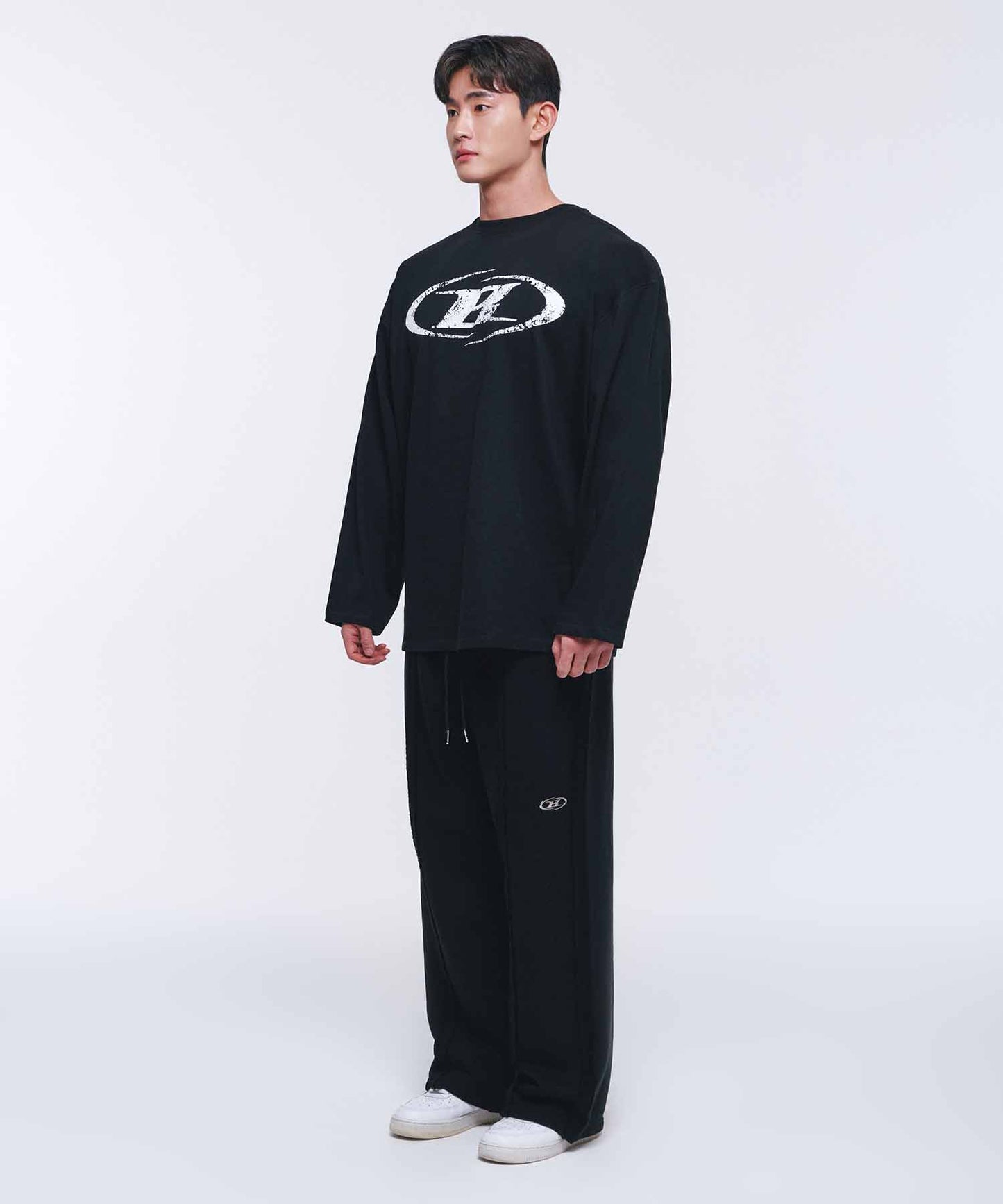CRACK B SYMBOL LONGSLEEVE [BLACK]