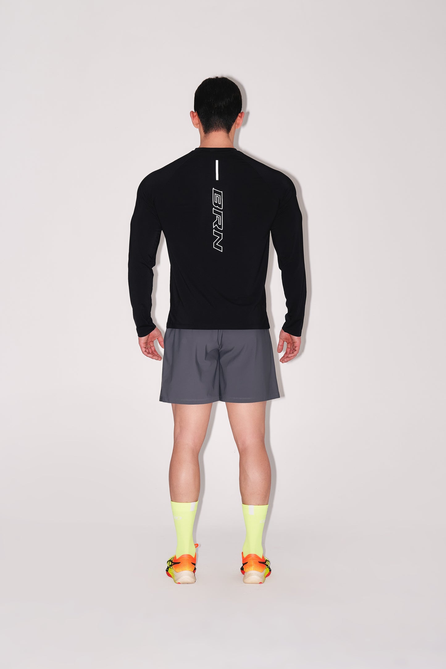 BRN SQUARE QUICK DRY LONG SLEEVE [BLACK]