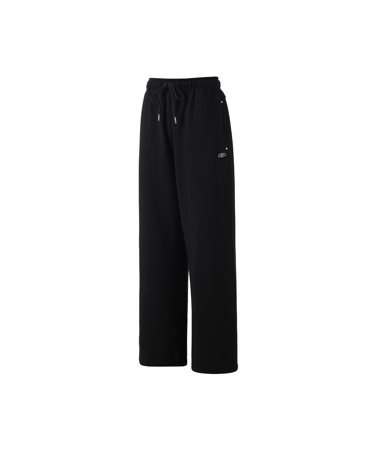 W B PENDANT COTTON SWEAT PANTS [BLACK]