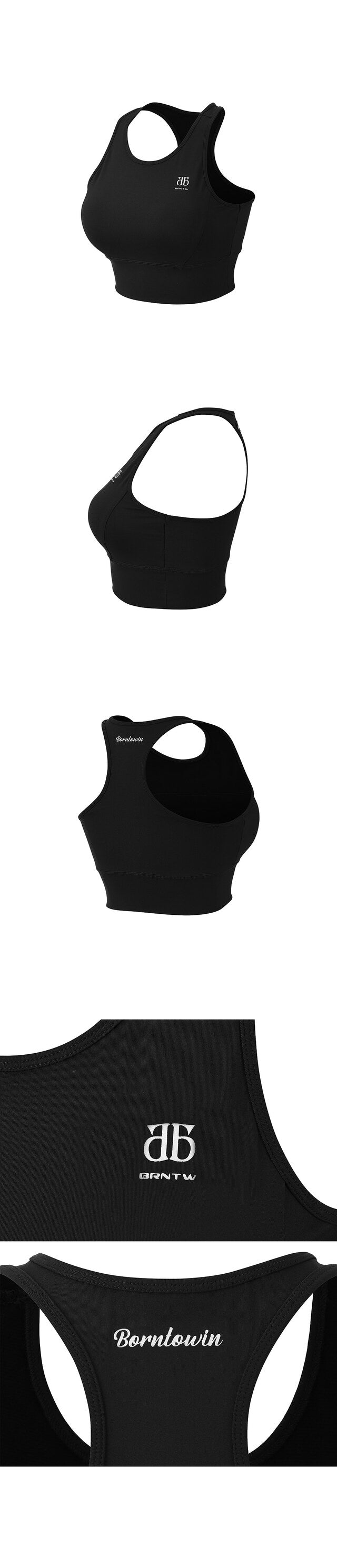 WINNER SYMBOL B BRA TOP [BLACK]