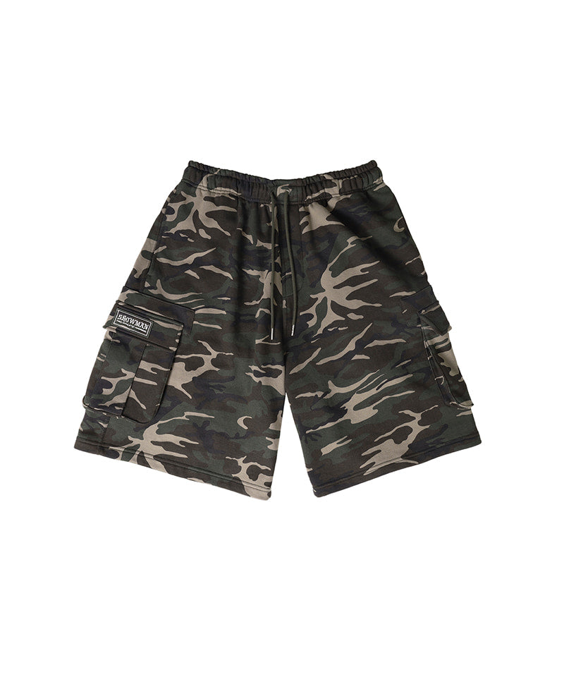WINNER CAMO CARGO BERMUDA PANTS [CAMO]