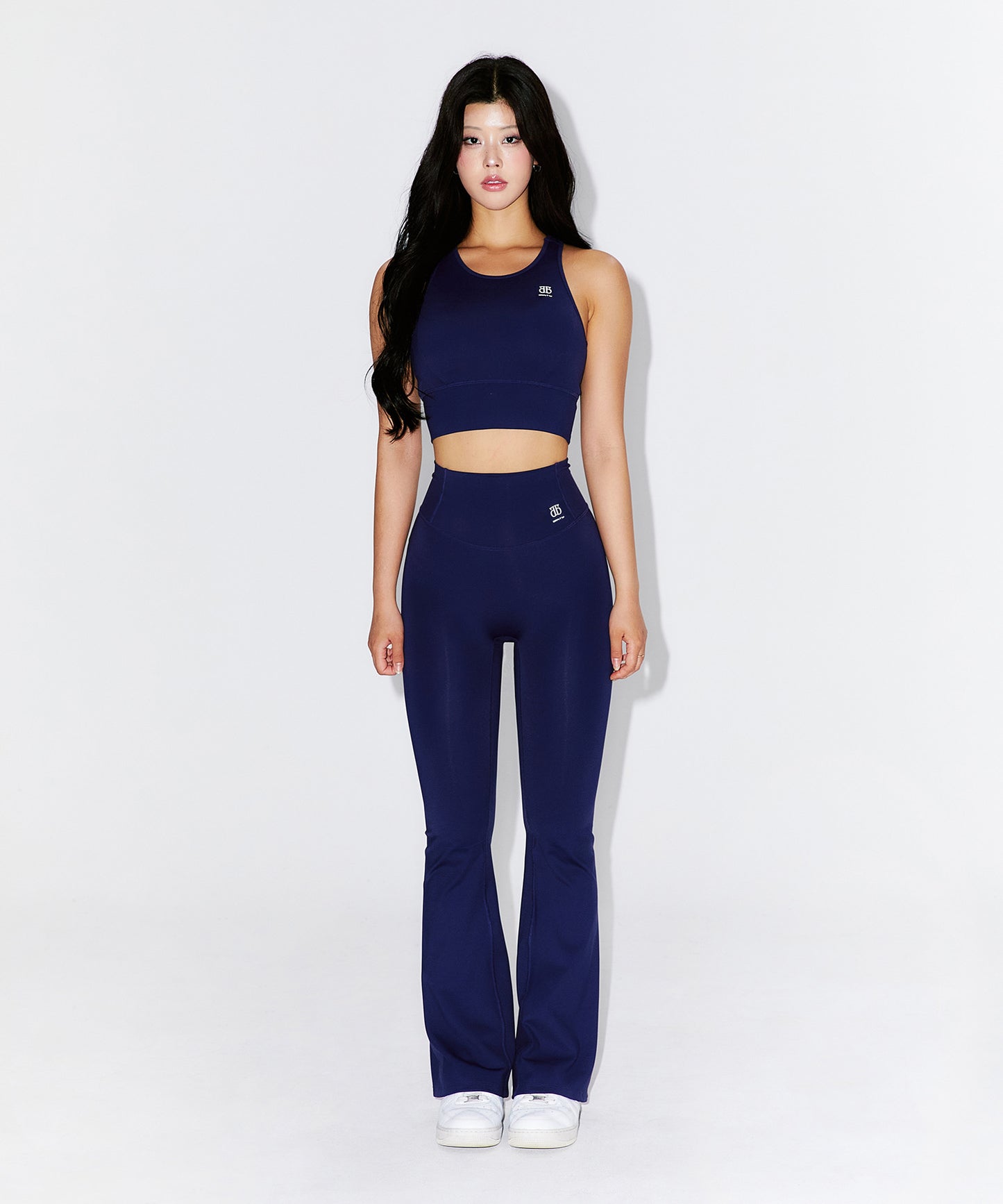 IN STOCK* WINNER SYMBOL B BOOTS CUT LEGGINGS [NAVY]
