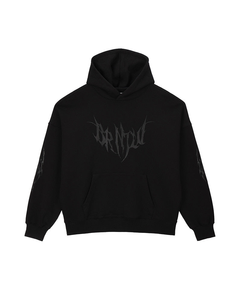 TRIBAL EXTRA FIT HOODIE [BLACK]