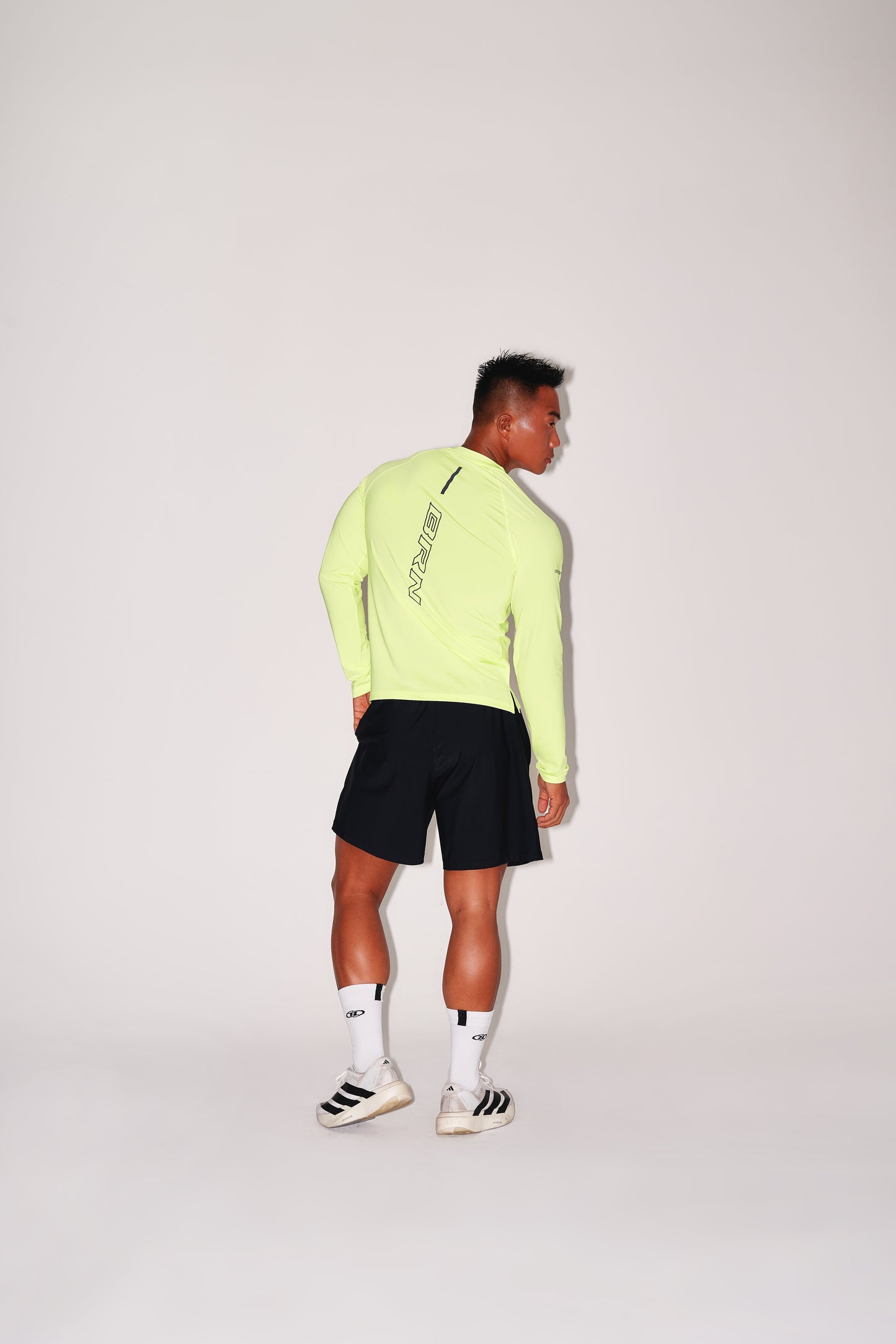 BRN SQUARE QUICK DRY LONG SLEEVE [NEON]