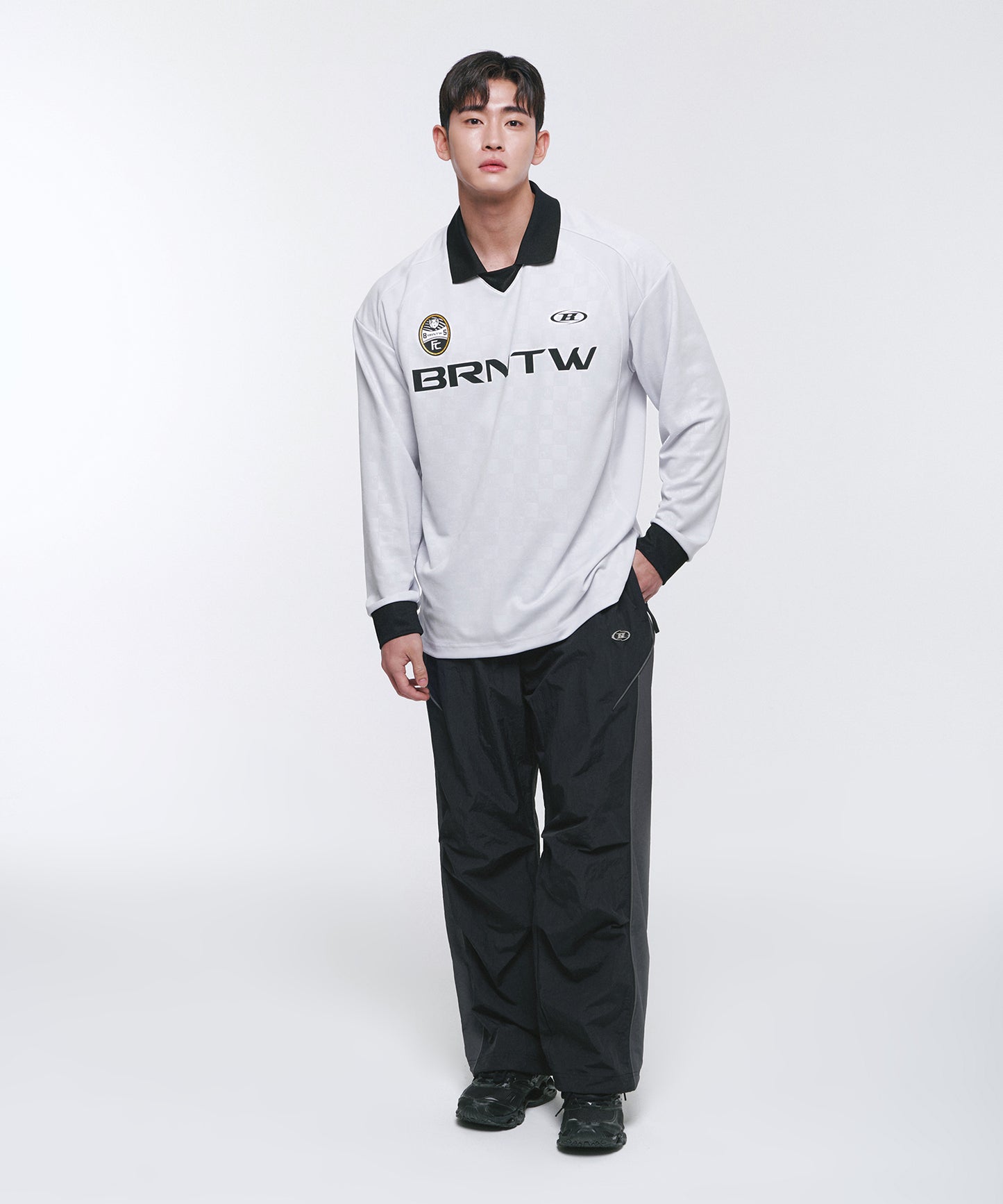 MONOGRAM SOCCER JERSEY [SILVER]