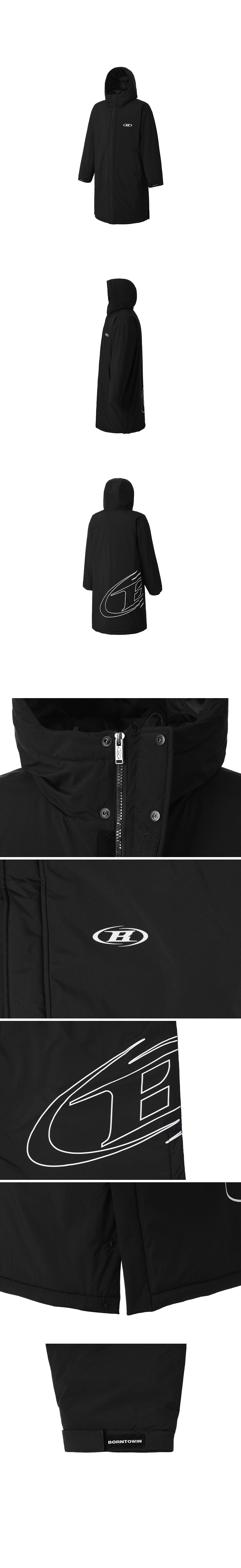 BIG SYMBOL BENCH PARKA [BLACK]