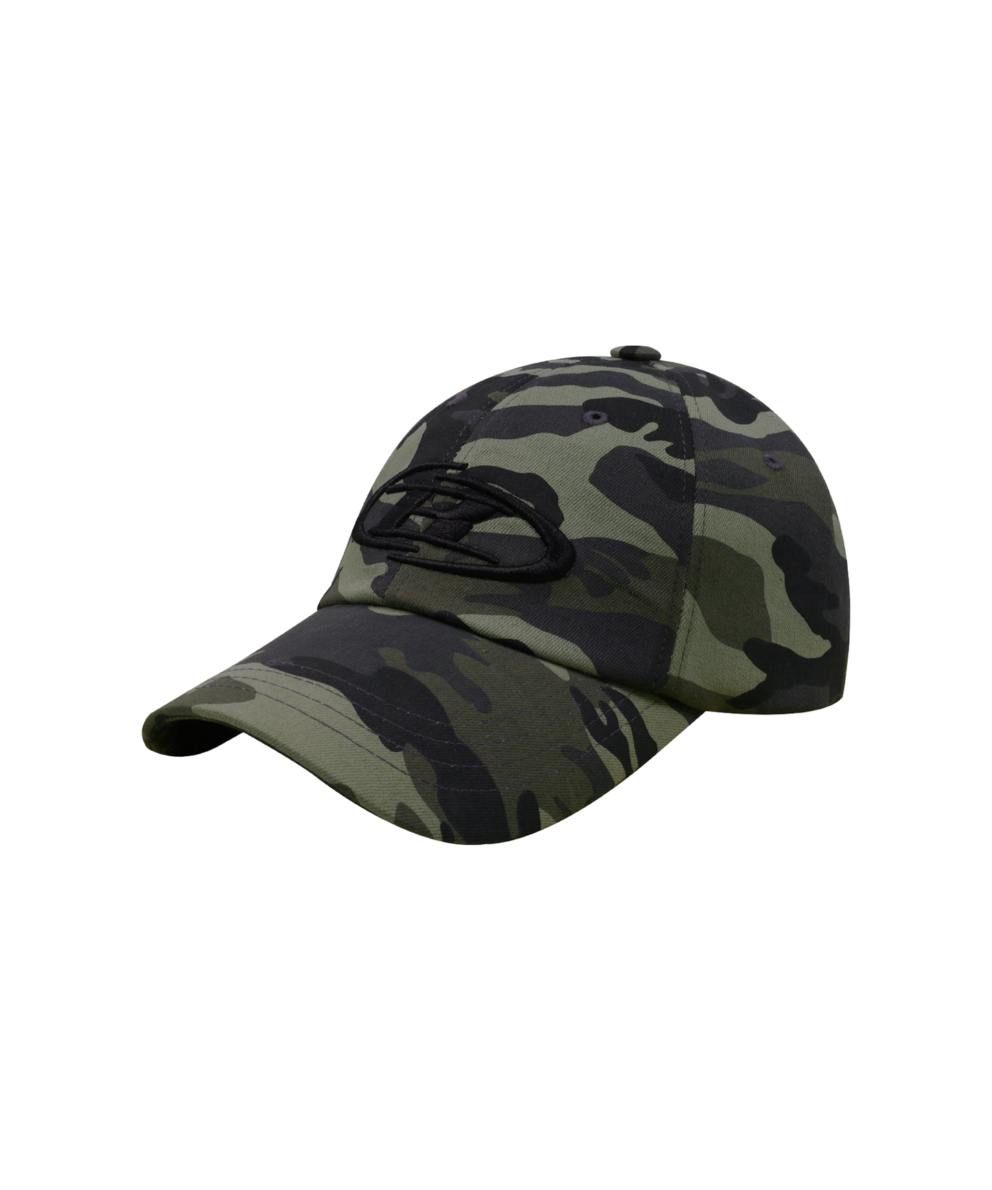 B SYMBOL BIG LOGO BALL CAP [CAMO]