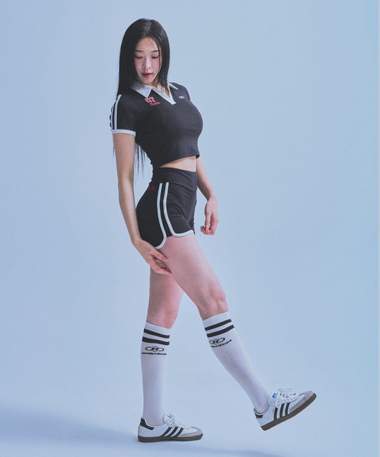 W BRNTW MICRO SHORTS [BLACK]