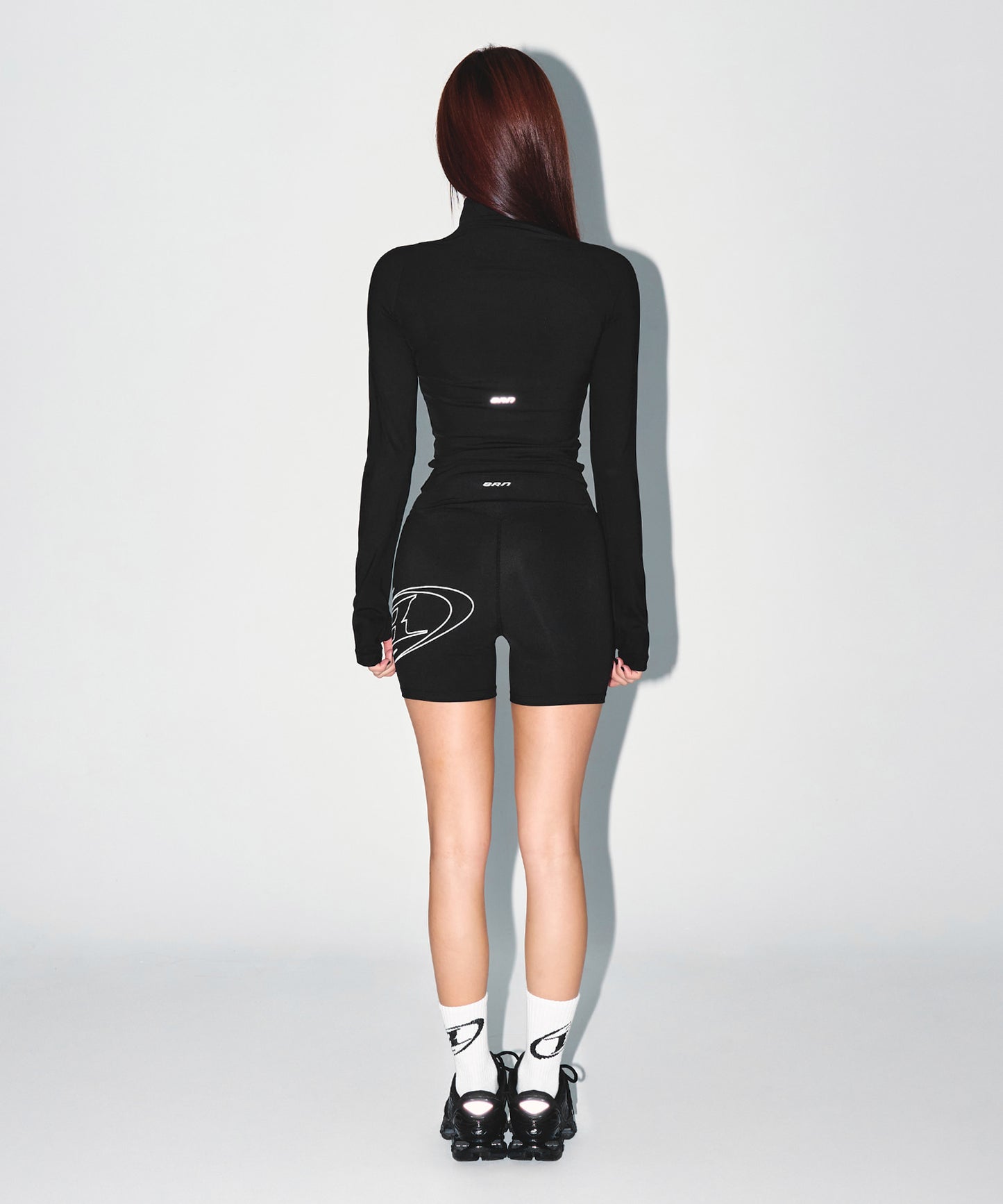 W STROKE B 3.5 BIKER SHORTS [BLACK]