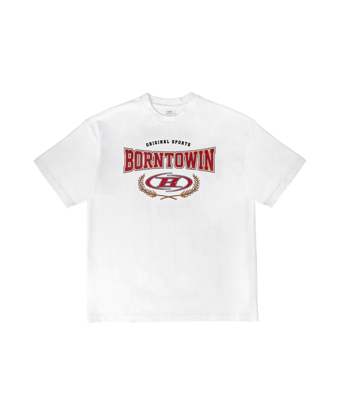 SYMBOL B VICTORY SEMI OVER FIT T-SHIRTS [WHITE]