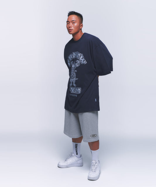 RAISEBORN OVER FIT T-SHIRTS [NAVY]
